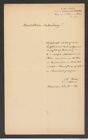 k.k. naturhistorisches Hofmuseum, Intendanzakten 1885-1896 (Hauer), Aktenzahl Z.470/1892, Seite 1